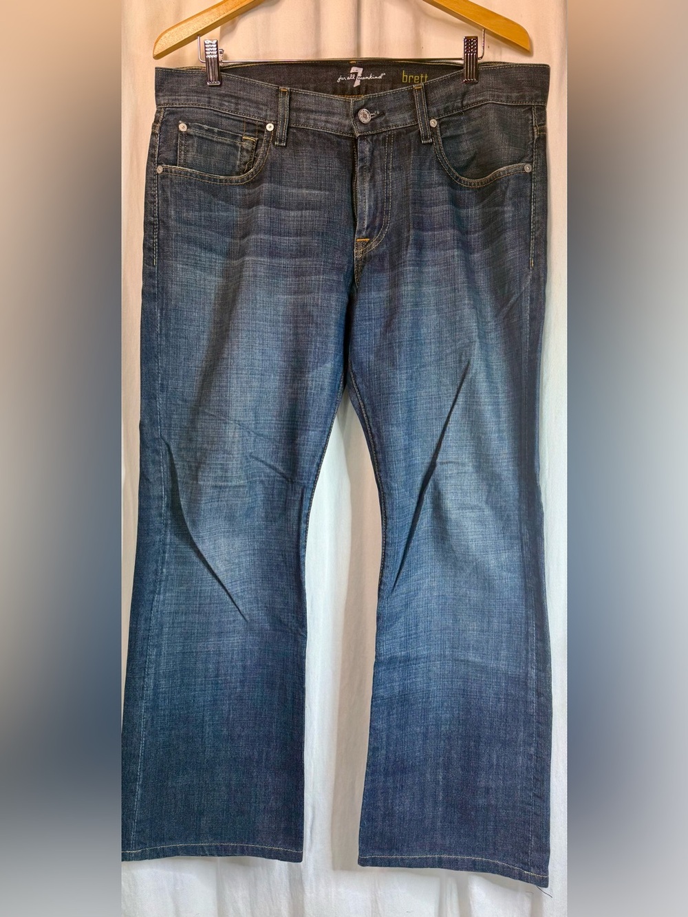 👖7 For All Mankind Men’s Bootcut Brett Jeans 👖